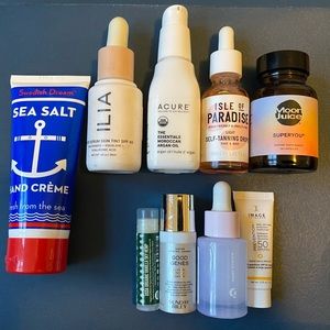 Beauty bundle with new or lightly used deluxe products and samples